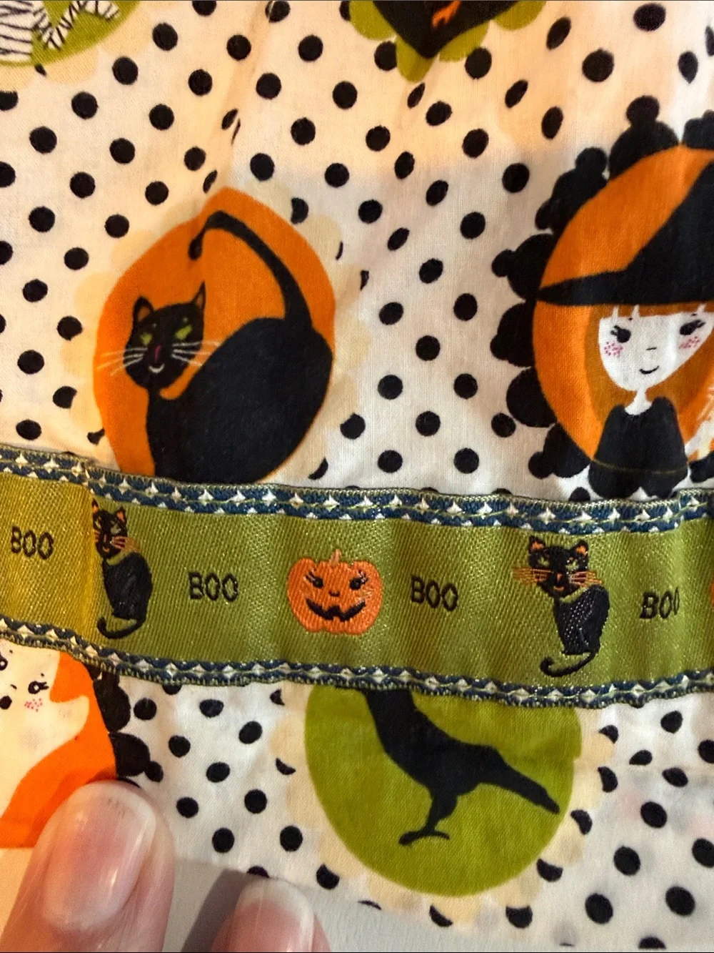 Matilda Jane Halloween Fall Pumpkin Ghost Witch Dress with Bloomers 12-18 M EUC